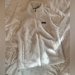 Patagonia Los Gatos Birch White Vest. Size Large